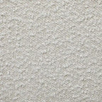 Poltrona girevole accentata in tessuto bouclé/beige, 1 posto