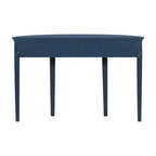 Consolle curva a 3 cassetti Nera/Blu Navy/Bianco Antico