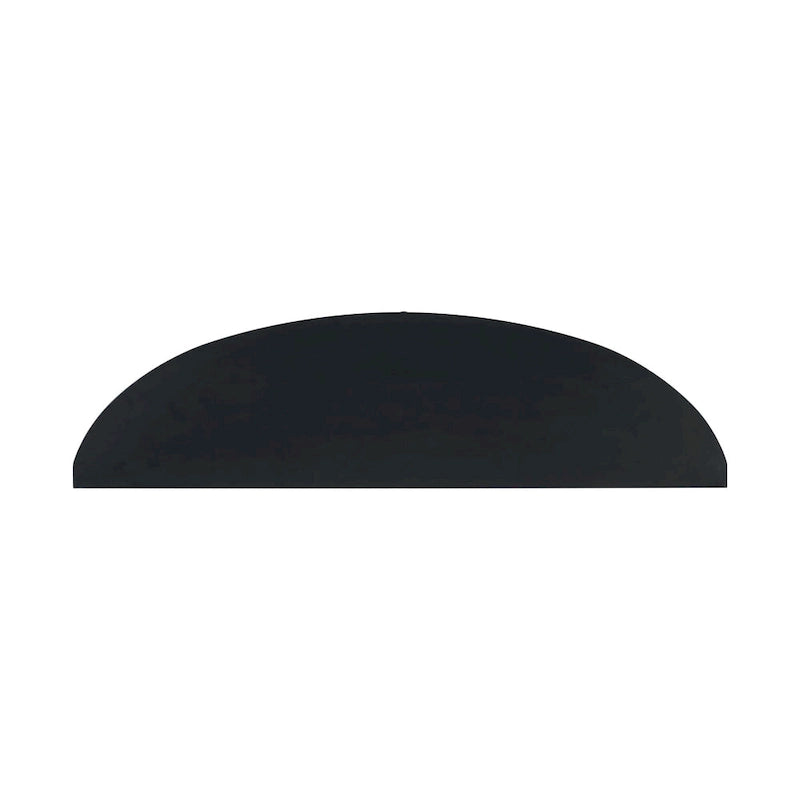 Consolle curva a 3 cassetti Nera/Blu Navy/Bianco Antico