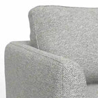 Divano a 3 posti moderno di metà secolo da 90 pollici – Grigio Nebbia / Grigio Antracite / Marrone Caramello / Siena