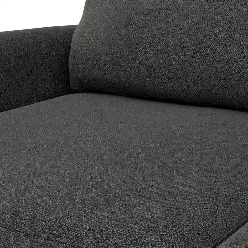Divano a 3 posti moderno di metà secolo da 90 pollici – Grigio Nebbia / Grigio Antracite / Marrone Caramello / Siena