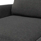 Divano a 3 posti moderno di metà secolo da 90 pollici – Grigio Nebbia / Grigio Antracite / Marrone Caramello / Siena
