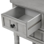 Consolle con 3 cassetti e ripiano inferiore, bianca / grigia / verde / espresso / blu scuro