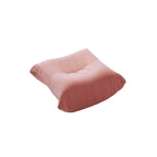 Divano da terra pigro in velluto Teddy rosa, 1/2/3 posti