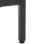 Mobile TV con 2 cassetti e 2 ripiani, finitura scanalata – Adatto per TV fino a 65"