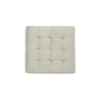 Pouf accentato trapuntato oversize blu navy/pietra, 1 posto