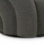 Poltrona girevole bouclé Juniper Green/Ivory White, 1 posto