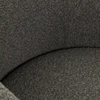 Poltrona girevole bouclé Juniper Green/Ivory White, 1 posto