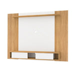 Mobile TV sospeso naturale/bianco/nero con ripiani, si adatta a TV fino a 70"