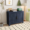 Console a 2 Ante con 2 Ripiani Antico Blu