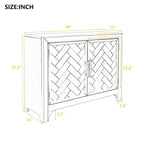 Console a 2 Ante con 2 Ripiani Antico Blu