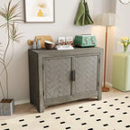 Console a 2 Ante con 2 Ripiani Antico Blu