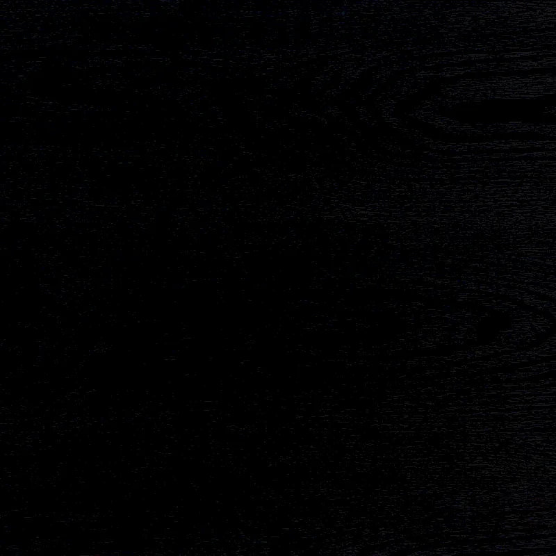 Tavolino scanalato nero per 1