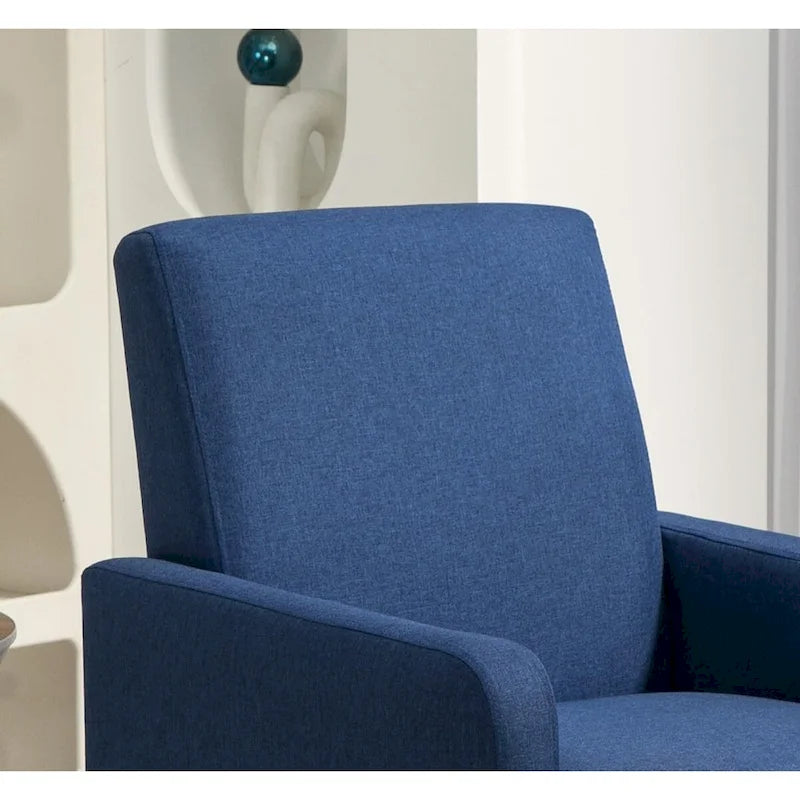 Poltrona d'Appoggio Multicolore, Imbottita, Struttura in Legno Massello, 1 Posto