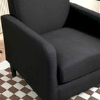 Poltrona d'Appoggio Multicolore, Imbottita, Struttura in Legno Massello, 1 Posto
