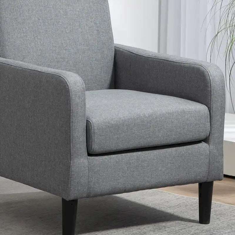 Poltrona d'Appoggio Multicolore, Imbottita, Struttura in Legno Massello, 1 Posto